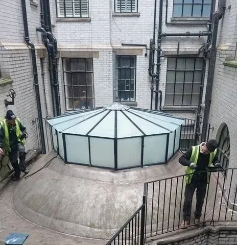 Restored Rotunda, Portland Place, London