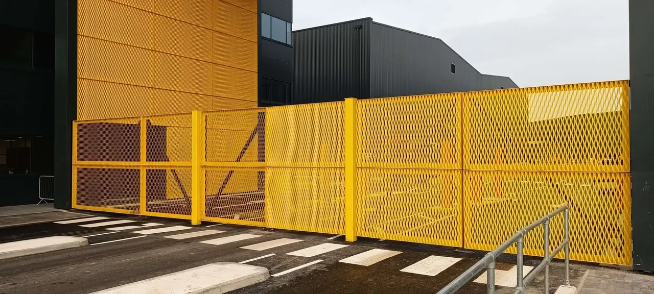 Manufactured gates for Shinfield Studios, Reading