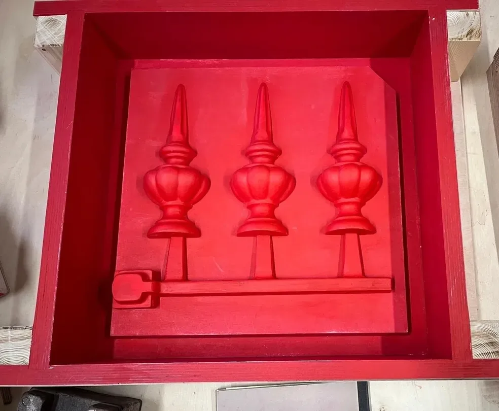 Foundry pattern for cast finials